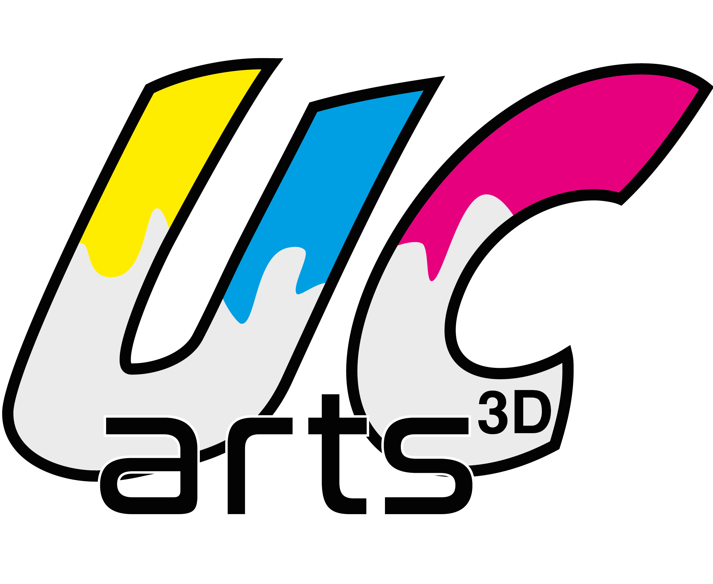 UC Arts 3D Logo